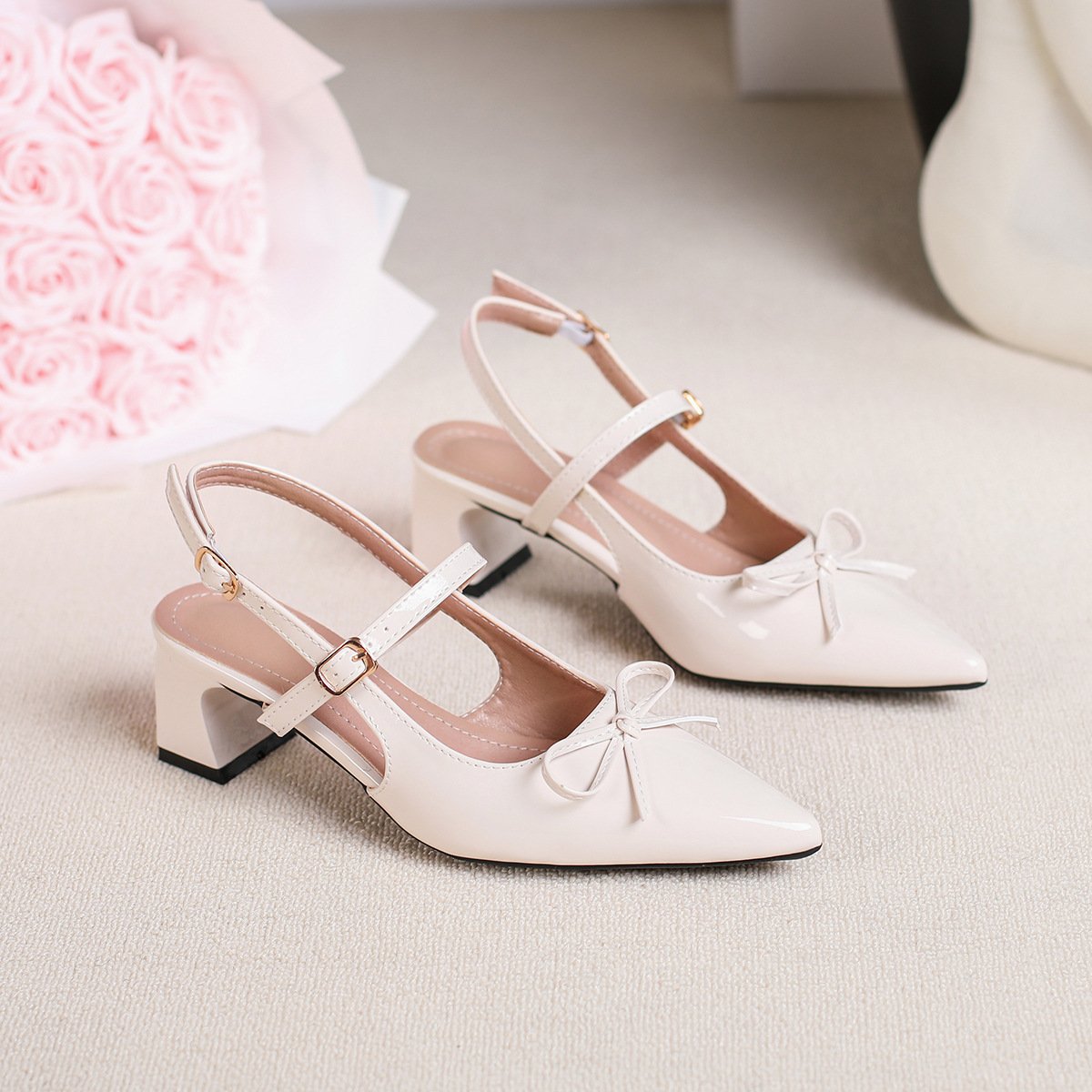 Korean Daily Wear Bow Mid-heels Woman Fashion 2026 - Image 20