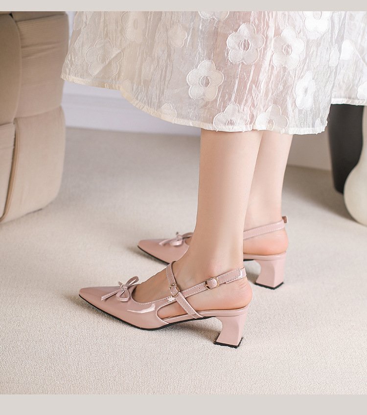 Korean Daily Wear Bow Mid-heels Woman Fashion 2026 - Image 31