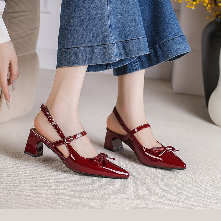 Korean Daily Wear Bow Mid-heels Woman Fashion 2026 - Image 27