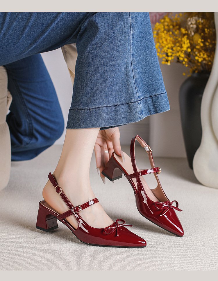 Korean Daily Wear Bow Mid-heels Woman Fashion 2026 - Image 26