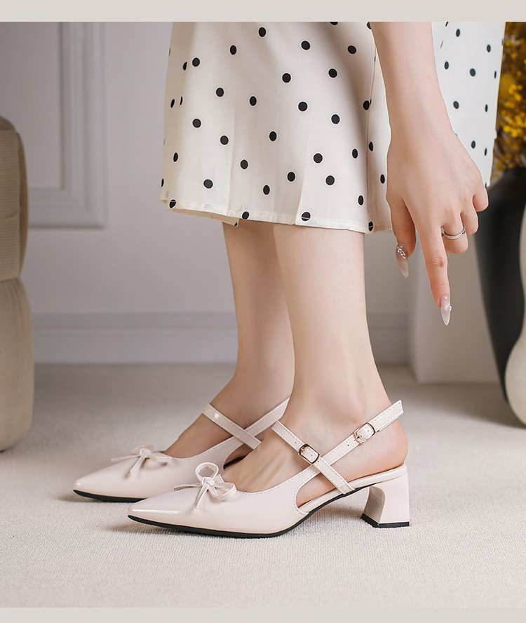 Korean Daily Wear Bow Mid-heels Woman Fashion 2026 - Image 22