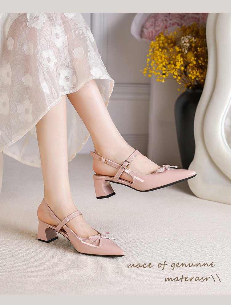 Korean Daily Wear Bow Mid-heels Woman Fashion 2026 - Image 30